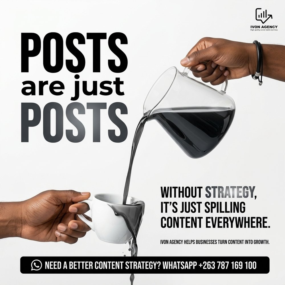 Posts are just posts without strategy. Ivon Agency helps businesses turn content into growth.